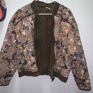 Free People multicolor paisley jacket, perfect for Fall!